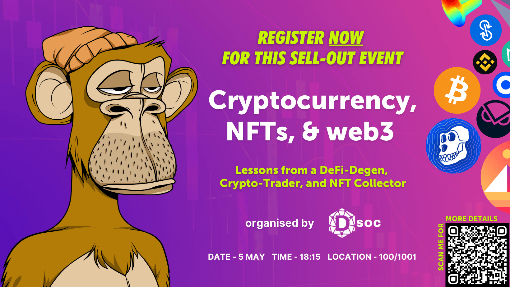 Event image for Cryptocurrencies, NFTs & Web3 - Lessons from the Metaverse